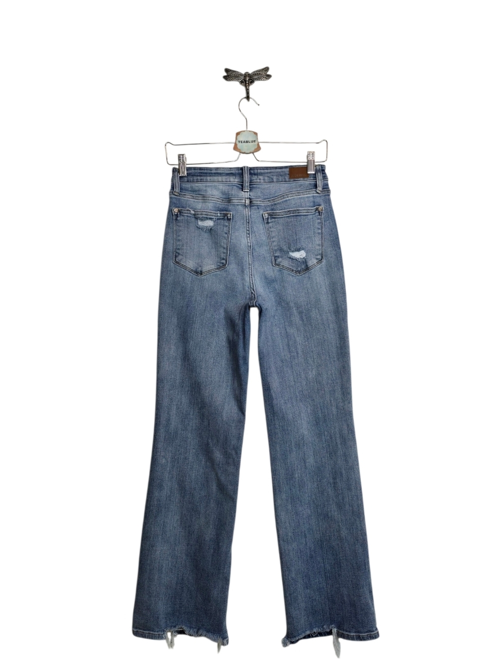 Judy Blue High Rise 90's Straight Fit Jeans In Light Wash JB82502 5/27 - Picture 4 of 15